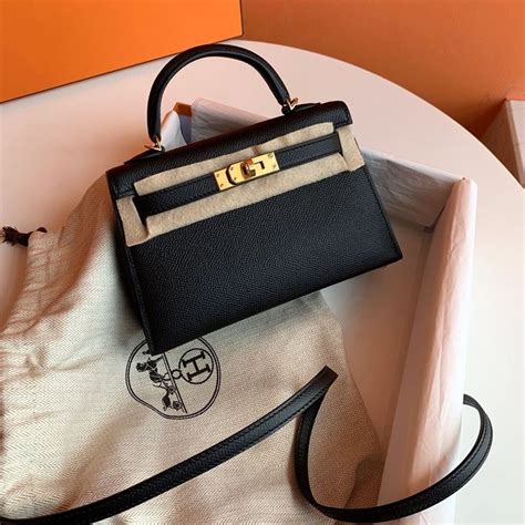 mini kelly black hermes|hermes mini kelly cost.